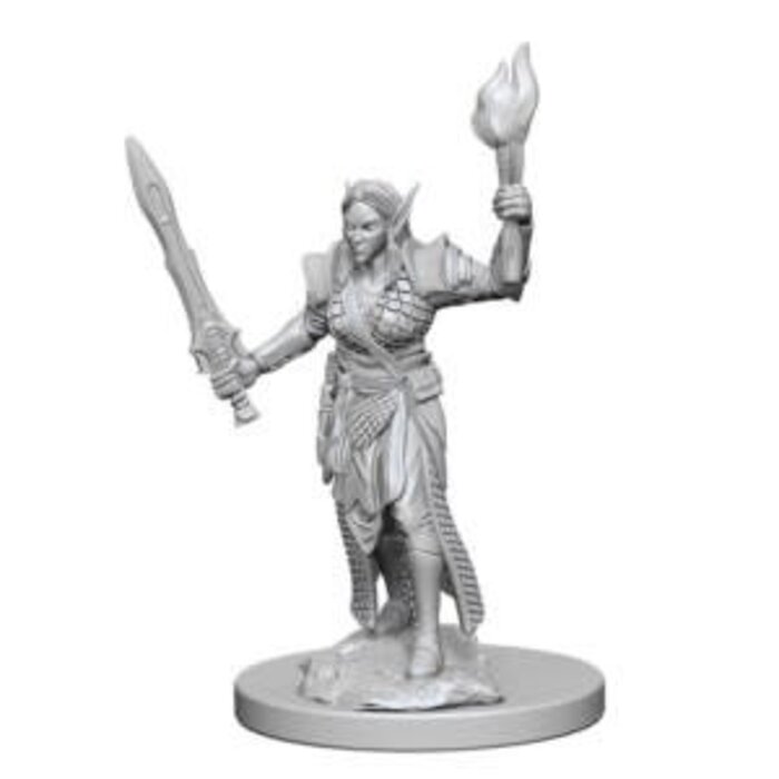 Wizkids/NECA LLC Pathfinder Deep Cuts Miniatures: Elf Fighter Female