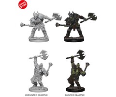Wizkids/NECA LLC Pathfinder Deep Cuts Miniatures: Half-Orc Barbarian Male