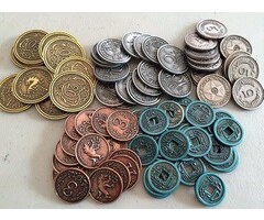 Stonemaier Games Scythe & Expeditions: Metal Coins