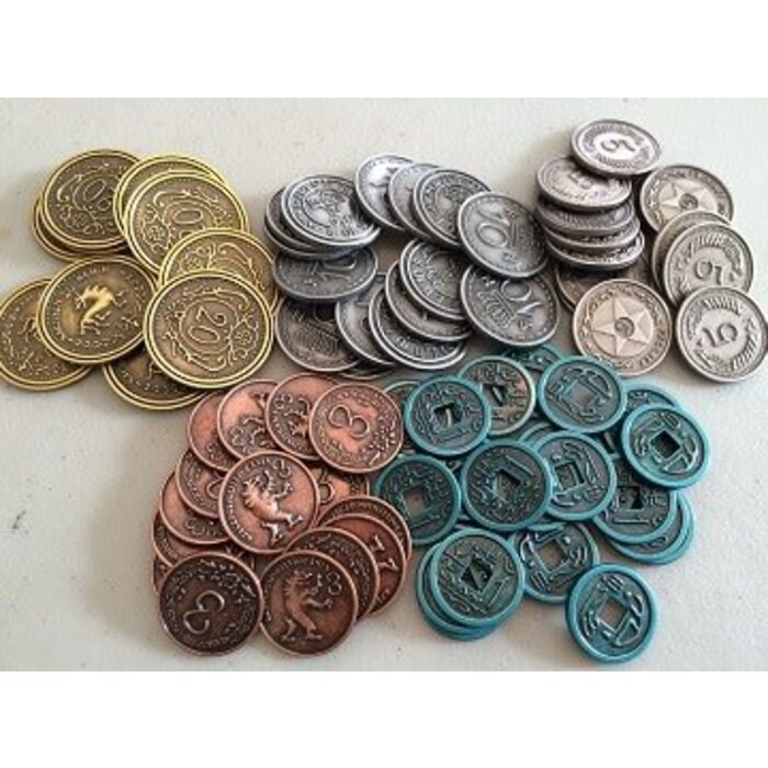 Stonemaier Games Scythe & Expeditions: Metal Coins