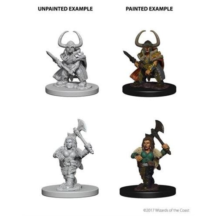 Wizkids/NECA LLC Nolzur's Marvelous Miniatures: Dwarf Barbarian Female