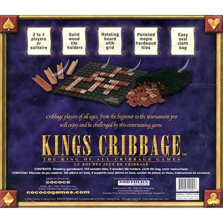 King S Cribbage Board Game Royal Edition Boardgames Ca