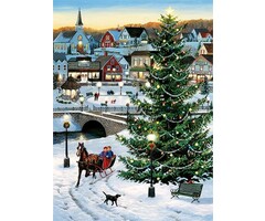 Cobble Hill Puzzles 1000 pcs - Village Tree
