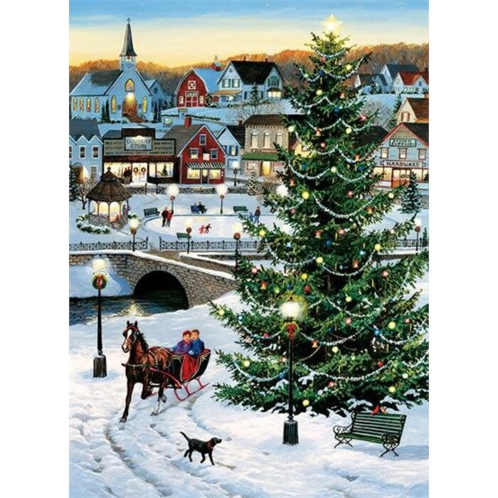 Cobble Hill Puzzles 1000 pcs - Village Tree