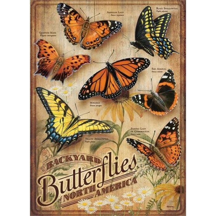 Cobble Hill Puzzles 500 pcs - Backyard Butterflies