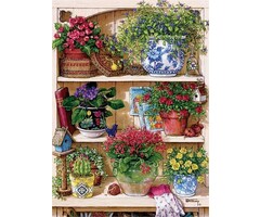 Cobble Hill Puzzles 500 pcs - Flower Cupboard