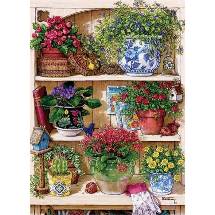 Cobble Hill Puzzles 500 pcs - Flower Cupboard