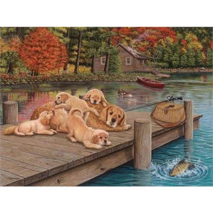 Cobble Hill Puzzles 275 pcs - Lazy Day On The Dock (Easy Handling)