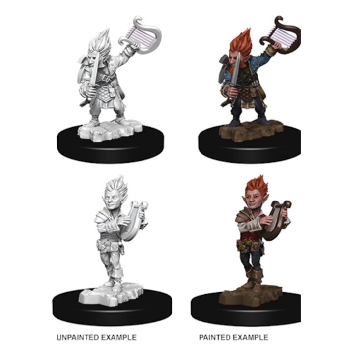 Wizkids/NECA LLC Pathfinder Deep Cuts Miniatures: Gnome Bard Male