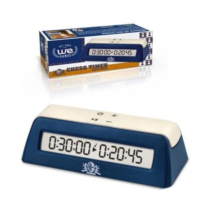 Wood Expressions Chess Clock - Digital Timer w/ Delay