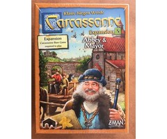 Z-Man Games Carcassonne Second Edition Expansion 5: Abbey & Mayor