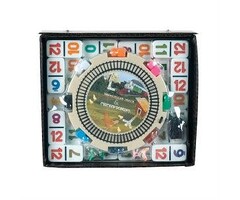 CHH Mexican Train & Chicken Dominoes Double 12 Numbered Game Set