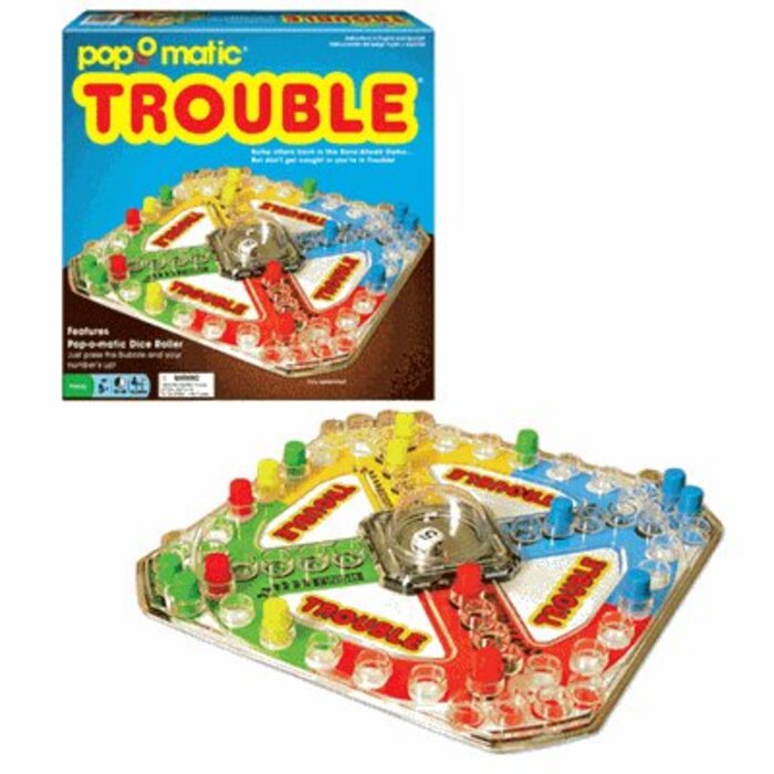 Winning Moves Trouble Pop-O-Matic Retro Edition