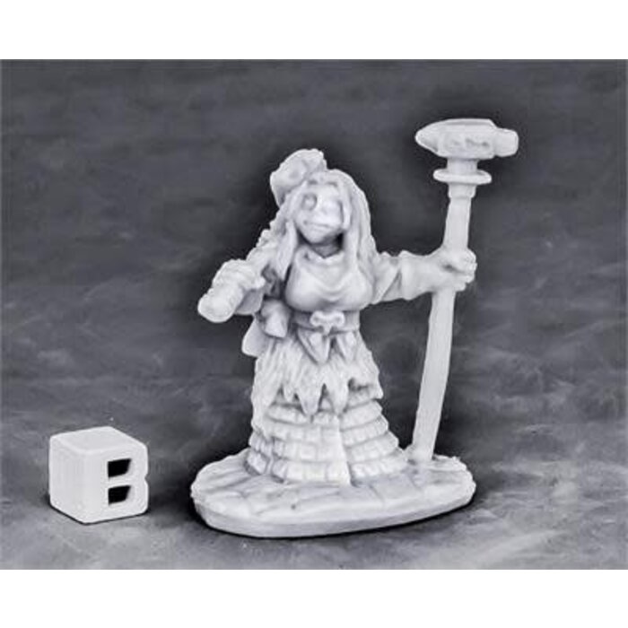 Reaper Miniatures Dark Heaven Bones: Dwarf Forge Priestess
