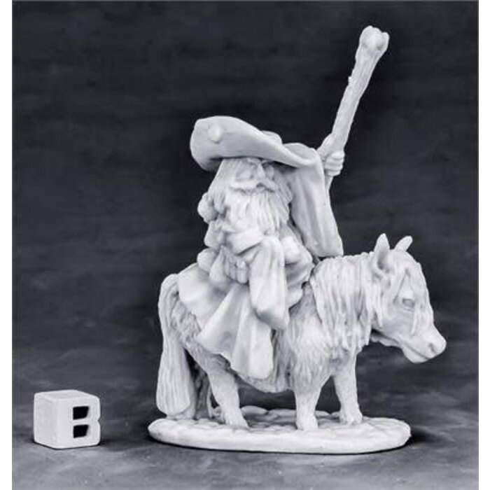 Reaper Miniatures Dark Heaven Bones: Dwarf Mounted Battle Mage