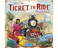 Days of Wonder Ticket to Ride: Map Collection 2 - India & Switzerland