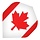 Canadian Flag Dart Flights (Set of 3)