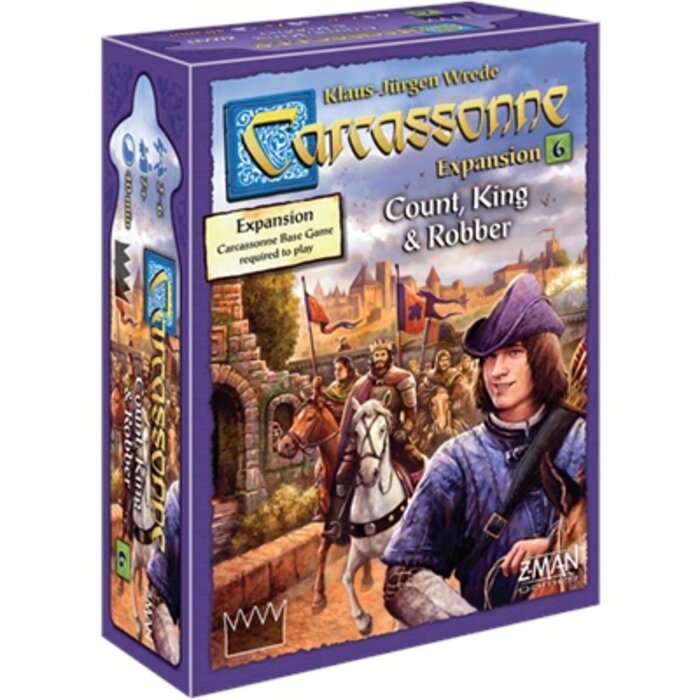 Z-Man Games Carcassonne Second Edition Expansion 6: Count, King & Robber