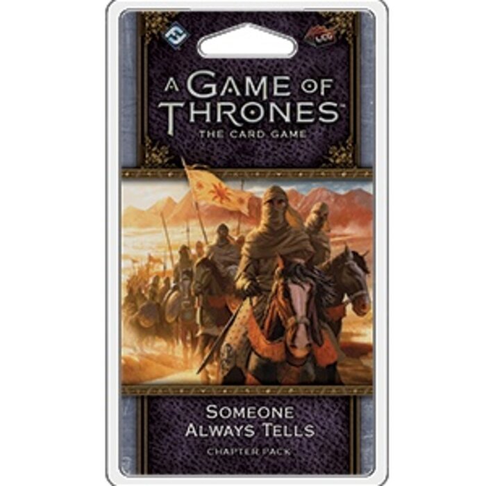 Fantasy Flight Games A Game of Thrones LCG (2e): Flight of Crows Cycle 6 - Someone Always Tells Chapter Pack