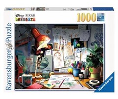 Ravensburger 1000 pcs - Pixar: The Artist's Desk