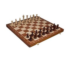 Negiel Chess Set 16" - Wooden Folding (Tournament No. 4)