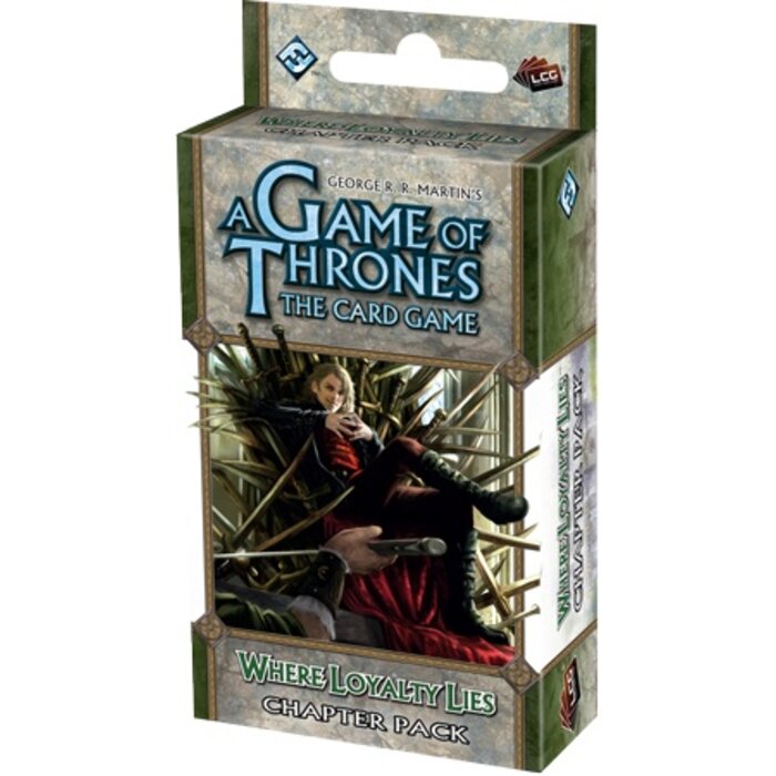 Fantasy Flight Games A Game of Thrones LCG (1st Edition) Where Loyalty Lies Chapter Pack
