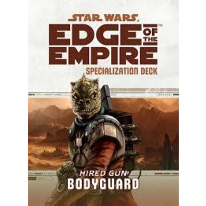 Fantasy Flight Games Star Wars RPG Edge of the Empire Hired Gun Bodyguard Specialization Deck