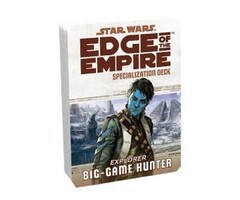 Fantasy Flight Games Star Wars RPG Edge of the Empire Explorer Big-Game Hunter Specialization Deck