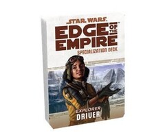 Fantasy Flight Games Star Wars RPG Edge of the Empire Explorer Driver Specialization Deck
