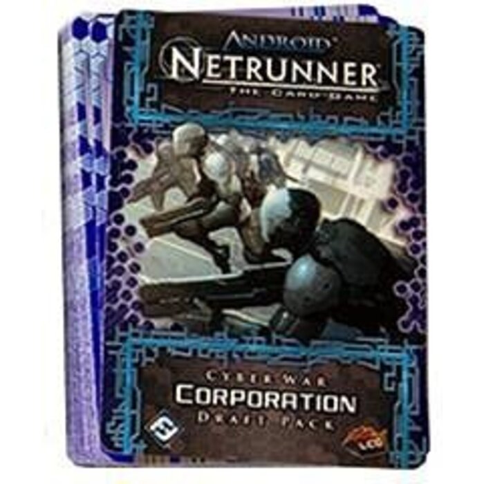 Fantasy Flight Games Android Netrunner LCG Draft - Cyber War: Corporation Draft Pack