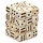 36d6 Dice Block (12mm):  Marble (Assorted Colours) Ivory w/ Black