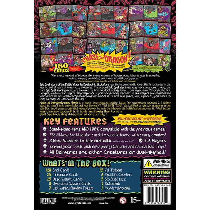 Cryptozoic Epic Spell Wars of the Battle Wizards III: Melee at Murdershroom Marsh