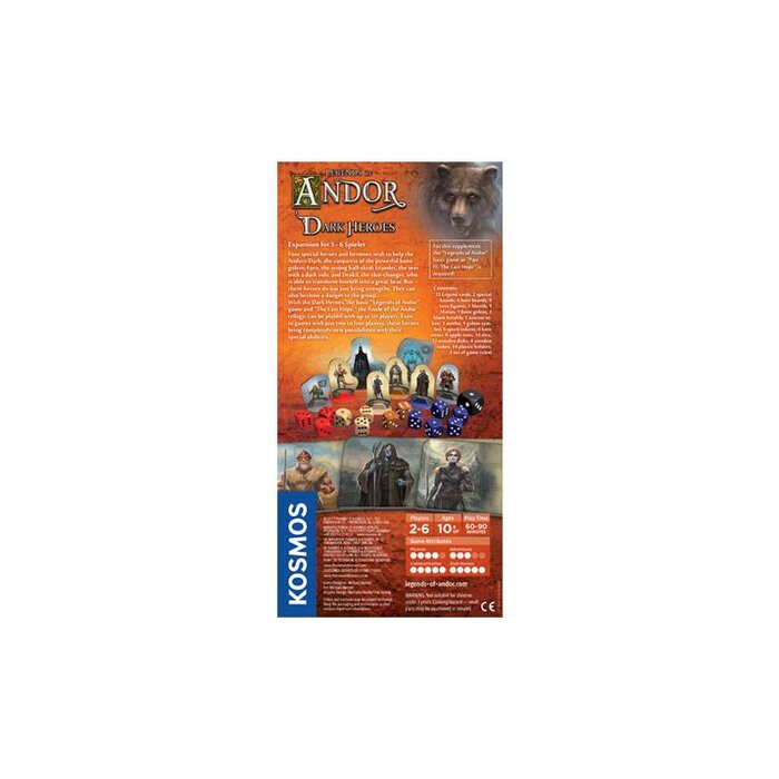 Thames and Kosmos Legends of Andor - Dark Heroes: 5-6 Player Expansion
