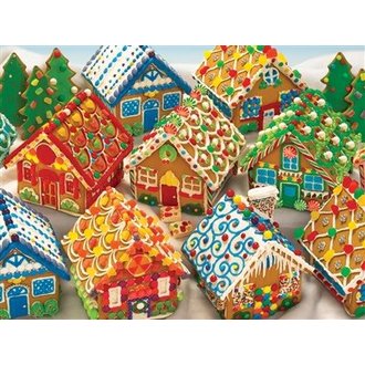 Cobble Hill Puzzles Gingerbread Houses 350 Piece Family Puzzle Cobble Hill Puzzles Gingerbread Houses 350 Piece Family Puzzle