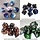 7-Piece RPG Dice Set: Gemini (Assorted Colours)