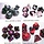 7-Piece RPG Dice Set: Gemini (Assorted Colours)