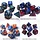 7-Piece RPG Dice Set: Gemini (Assorted Colours)