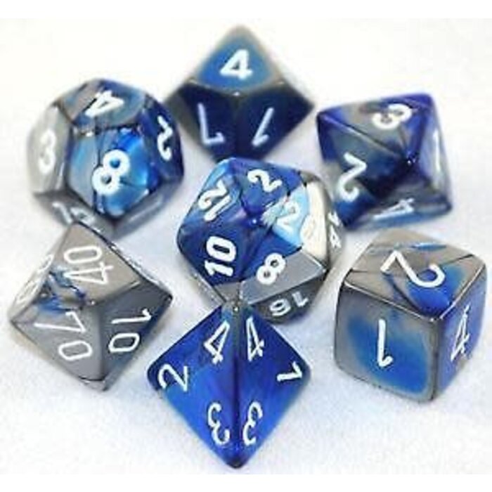Chessex 7-Piece RPG Dice Set: Gemini (Assorted Colours)