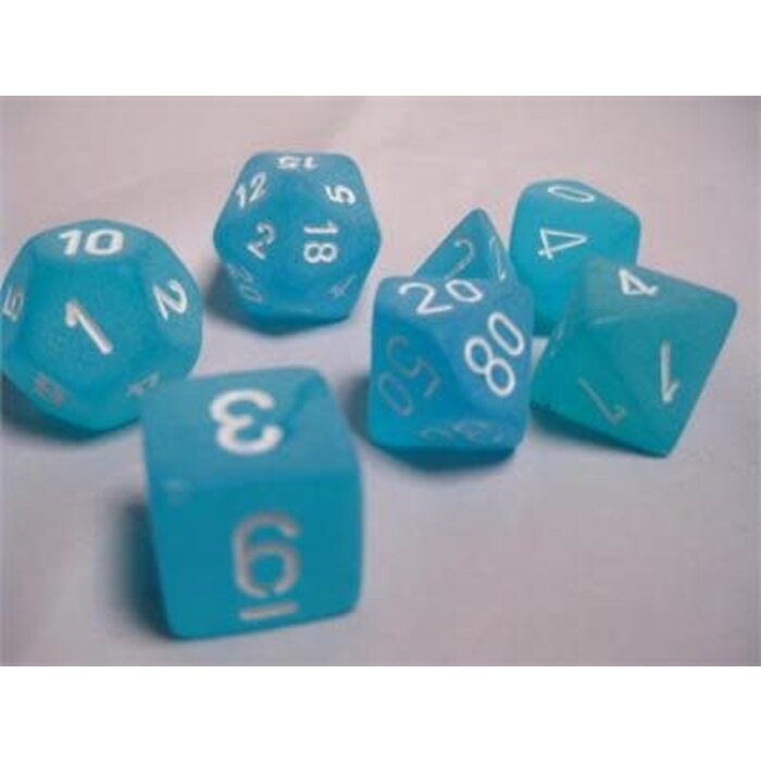 Chessex 7-Piece RPG Dice Set: Frosted (Assorted Colours)