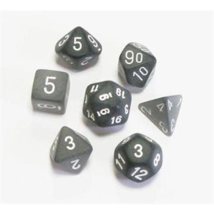 Chessex 7-Piece RPG Dice Set: Frosted (Assorted Colours)
