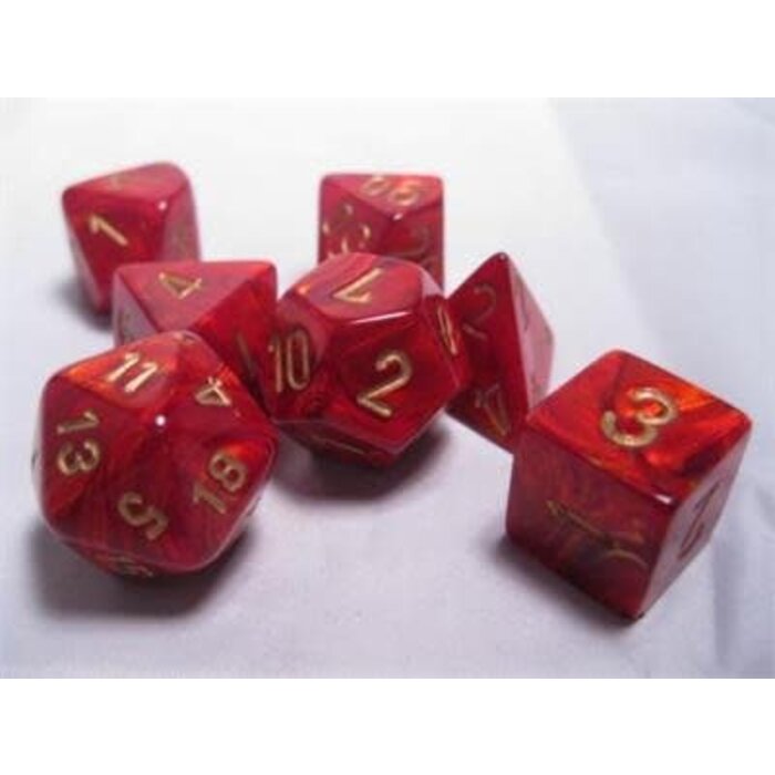 Chessex 7-Piece RPG Dice Set: Scarab (Assorted Colours)