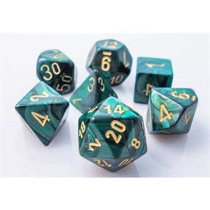 Chessex 7-Piece RPG Dice Set: Scarab (Assorted Colours)
