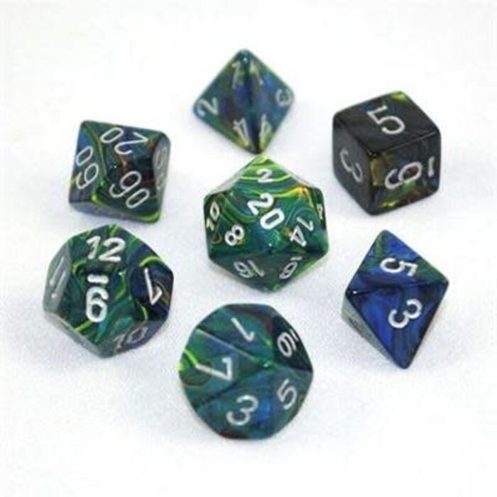 Chessex 7-Piece RPG Dice Set: Festive (Assorted Colours)