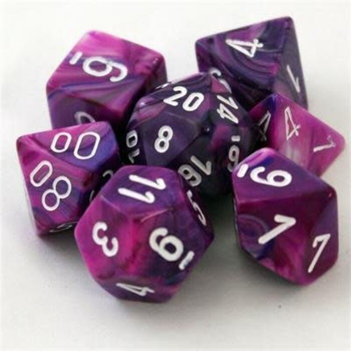 Chessex 7-Piece RPG Dice Set: Festive (Assorted Colours)