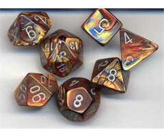 Chessex 7-Piece RPG Dice Set: Lustrous (Assorted Colours)