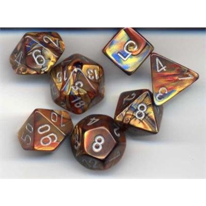 Chessex 7-Piece RPG Dice Set: Lustrous (Assorted Colours)