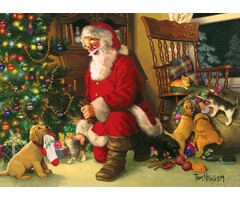 Cobble Hill Puzzles 350 pcs - Santa's Lucky Stocking (Family Puzzle)