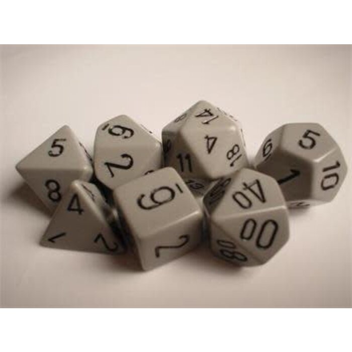 Chessex 7-Piece RPG Dice Set: Opaque (Assorted Colours)