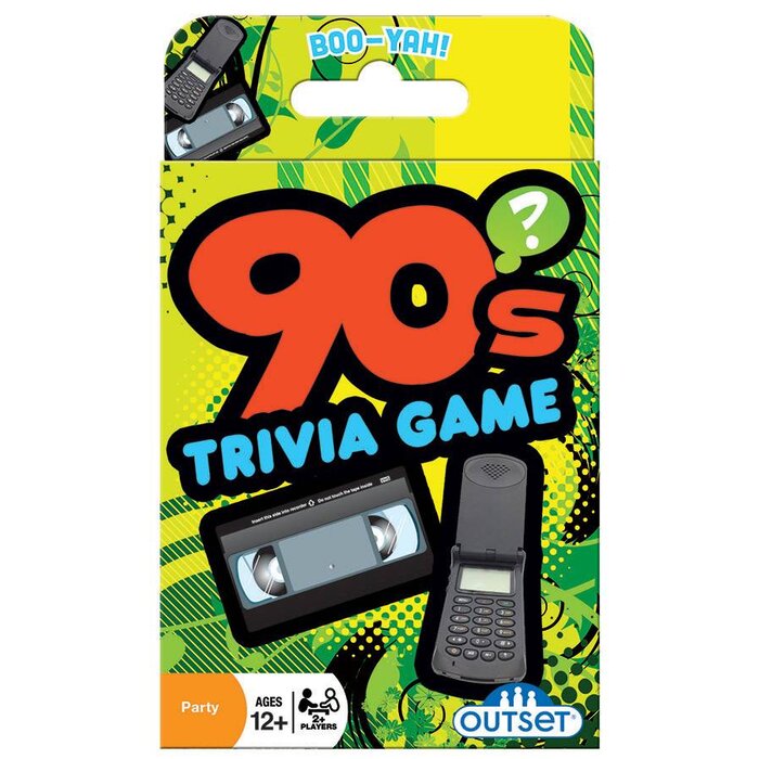 Outset Media 90's Trivia - The Card Game