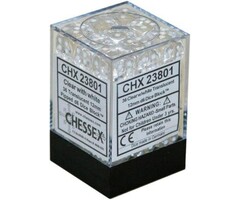 Chessex 36d6 Dice Block (12mm): Translucent (Assorted Colours)